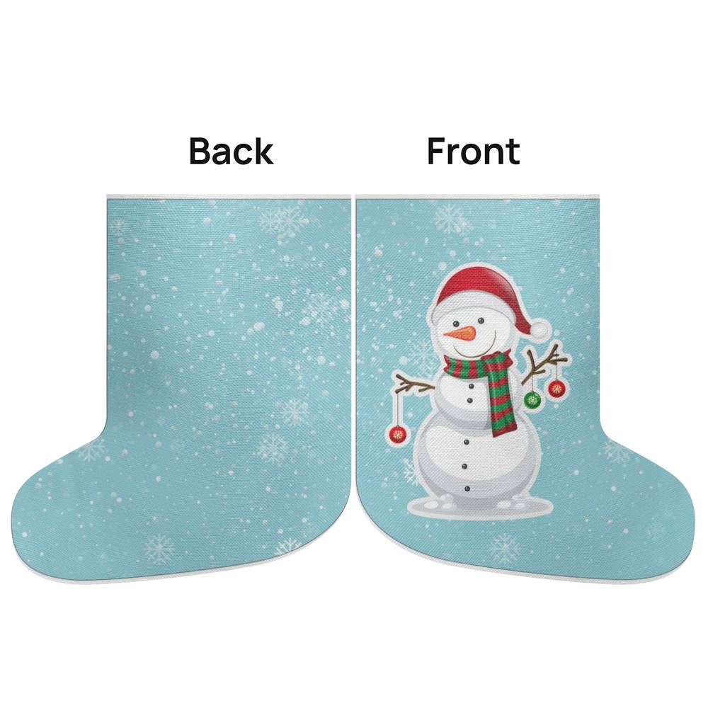 Giant Holiday Stocking – Snowman Design, Christmas Decor