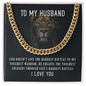 To My Husband – Cuban Link Chain