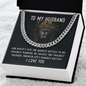 To My Husband – Cuban Link Chain