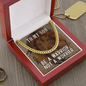 To My Son – Cuban Link Chain