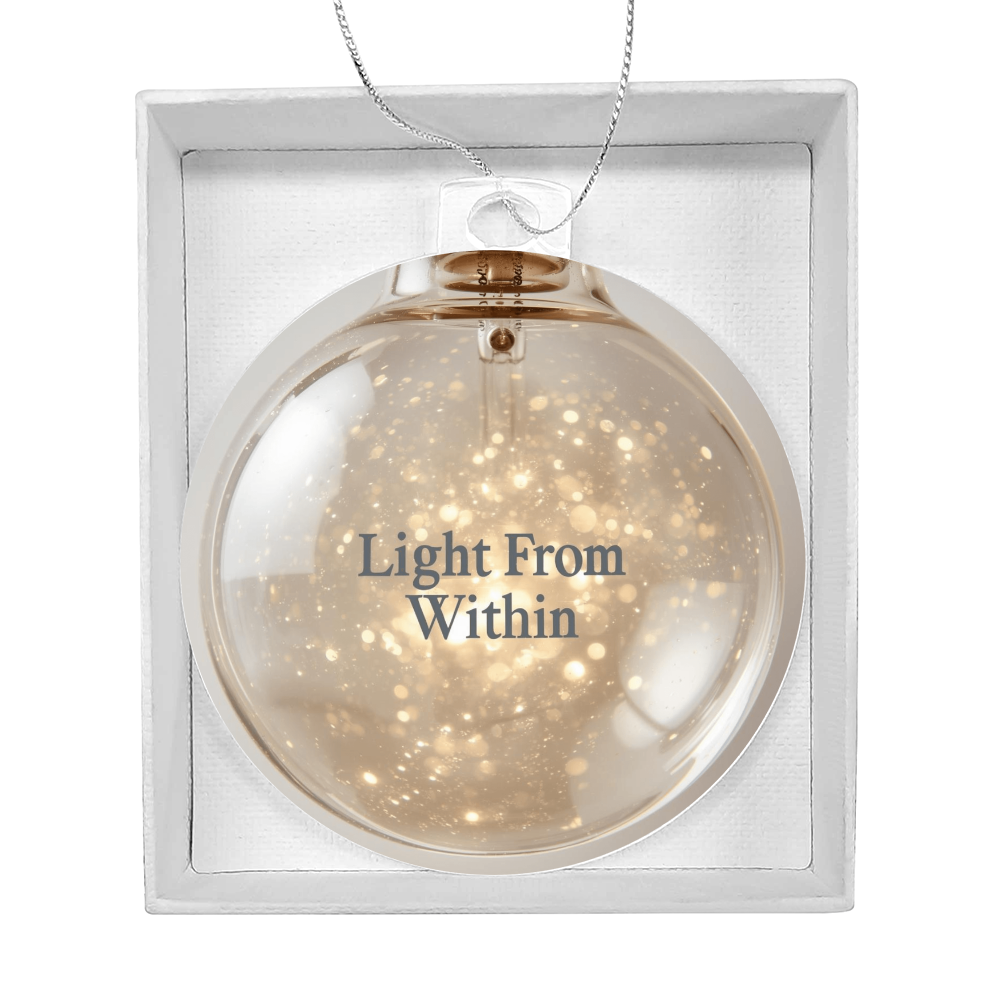 Acrylic Bulb Ornament – “Light From Within”