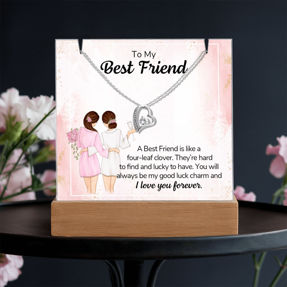 To My Friend – Keepsake Acrylic Forever Love Necklace