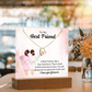 To My Friend – Keepsake Acrylic Forever Love Necklace