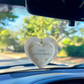 Ceramic Heart Ornament – “Love Lives Here”