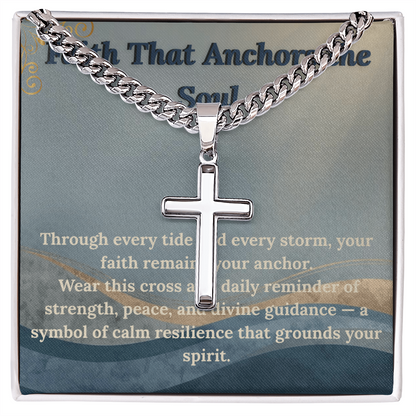 Faith Anchor Cross Necklace