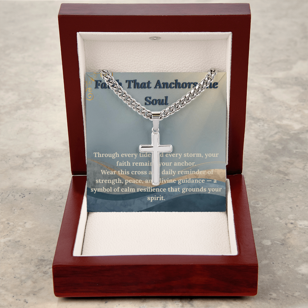 Faith Anchor Cross Necklace