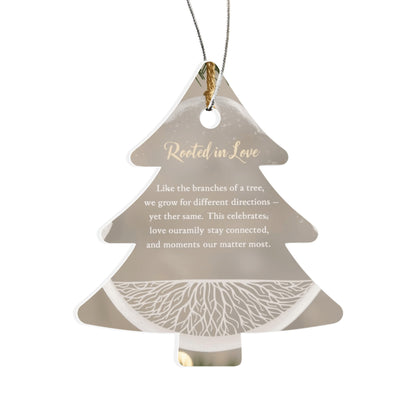 Acrylic Tree Ornament – “Rooted in Love”